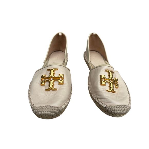 Tory Burch Eleanor Espadrilles size 7, missing back/ankle strap - Picture 1 of 9